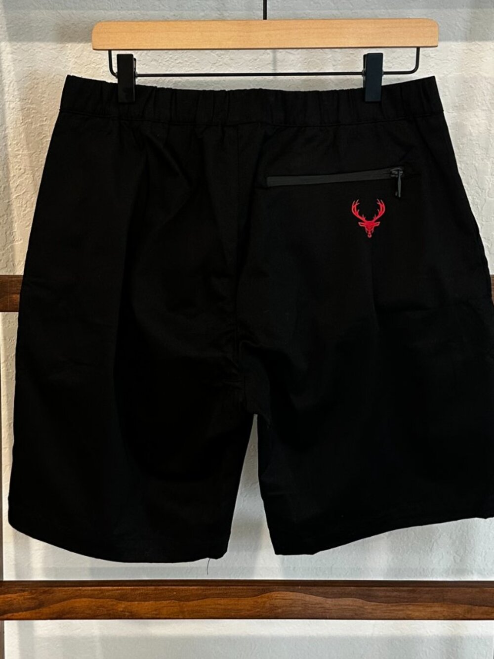Bucked Up Men's Black Shorts NWT Logo Cotton - Picture 7 of 14